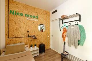 Гостиница Nice Hostel Paveletskaya Москва Семейный  номер с 1 двуспальной и 1 односпальной кроватями №7/Triple room-2